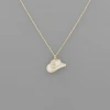 Golden Stella Cowgirl Pendant Necklace Jewelry