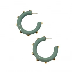 Mae Wearable Art Darden Hoop Earrings