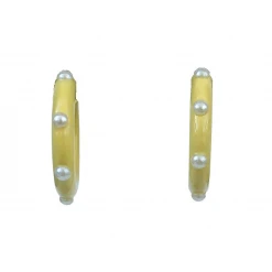 Mae Wearable Art Darby Hoop Earrings