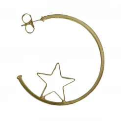 Sheila Fajl Jewelry Star Gazing Hoop Earrings