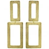Sheila Fajl Double Rectangle Earrings Jewelry