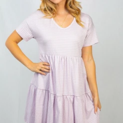 White Birch Mallory Babydoll Dress