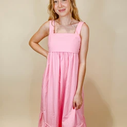 Entro Farrah Tiered Midi Dress