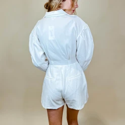 Lena Rachel Blazer Romper - Stylish Women's Jumpsuit for Casual & Formal Wear 7 Lena Rachel Blazer Romper Rompers