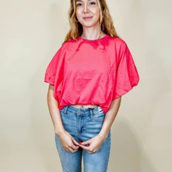 2.7 August Apparel Tops Carter Balloon Top