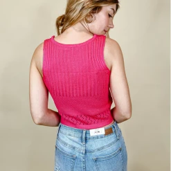 Lush Indy Knit Tank Top Tops