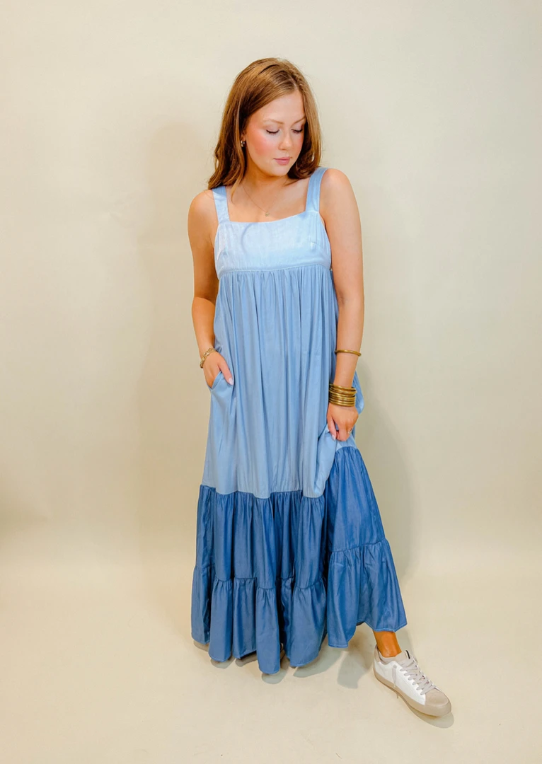 Idem Ditto Dresses Paris Colorblock Maxi Dress | Stylish Women's Summer Dress 3 Idem Ditto Dresses Paris Colorblock Maxi Dress