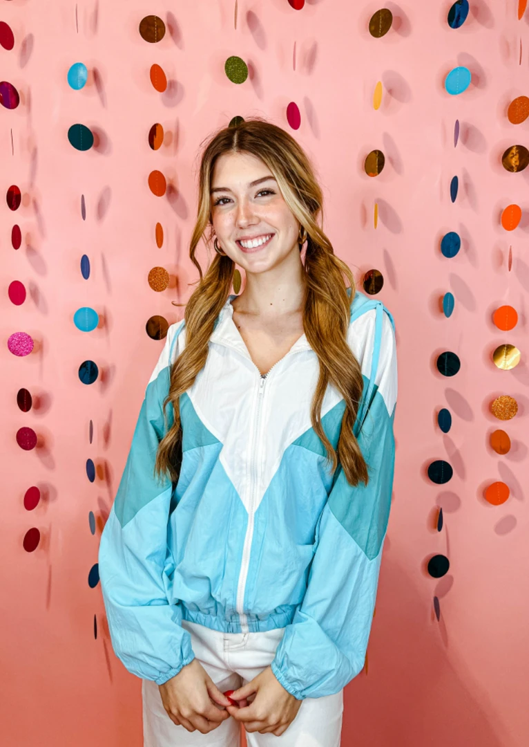 And The Way Marla Colorblock Windbreaker Jacket - Lightweight Water-Resistant Outerwear for Men & Women 5 And The Way Marla Colorblock Windbreaker Jacket