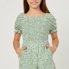 Hayden Tween Floral Romper Swank Tween