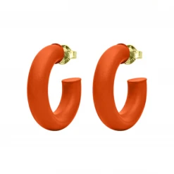 Sheila Fajl Painted Chantal Hoop Earrings