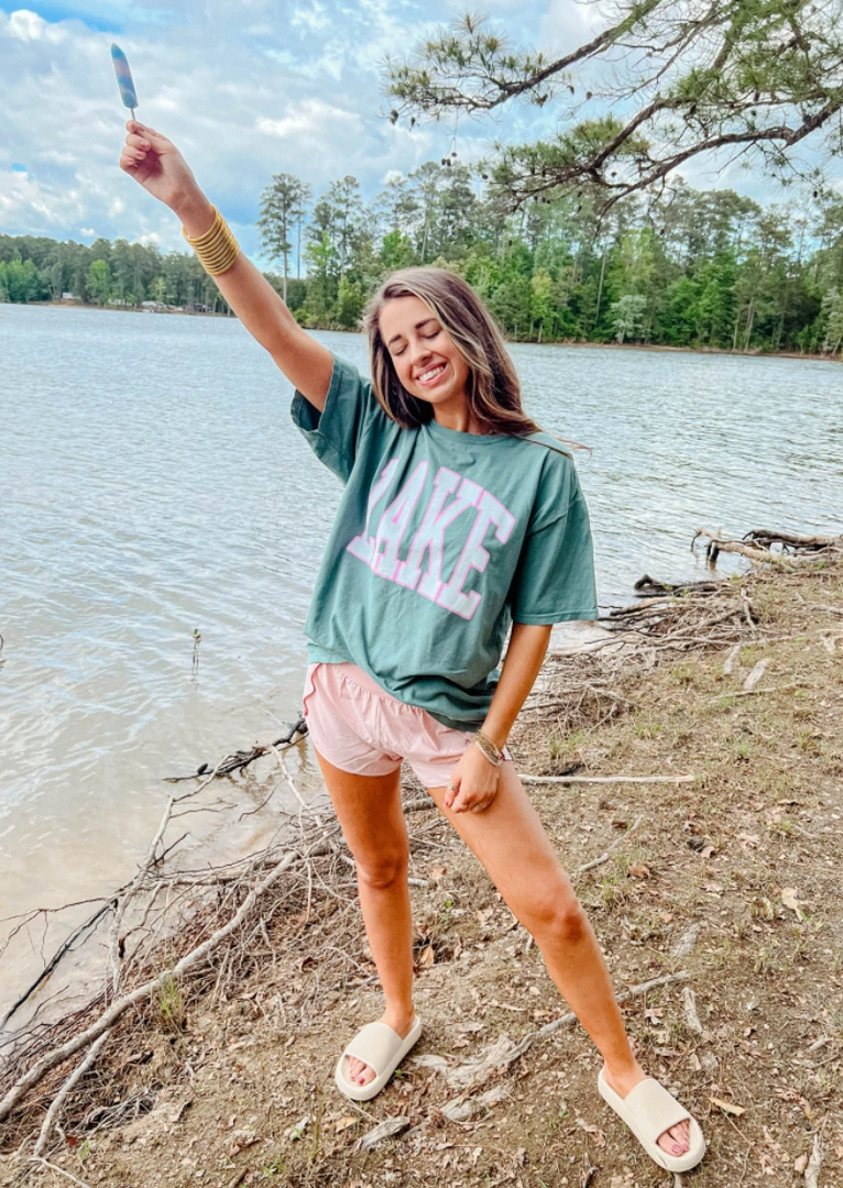 Charlie Southern Tops Lake Oversized Tee - Soft Cotton Casual T-Shirt for Women 3 Charlie Southern Tops Lake Oversized Tee