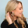 Taylor Shaye Just Married Beaded Earrings