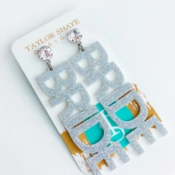 Taylor Shaye Designs Jewelry Glitter Bride Earrings