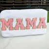Lovelybeadz Stylish Patch Letter Cosmetic Bag - Trendy Lifestyle Accessory 2 Lovelybeadz Lifestyle Patch Letter Cosmetic Bag