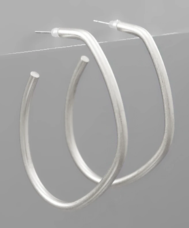 Golden Stella Jewelry Geometric Hoops - Stylish Gold-Tone Earrings for Women 4 Golden Stella Jewelry Geometric Hoops