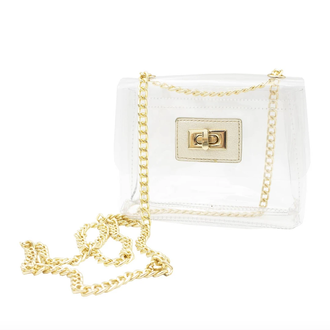 Capri Designs Lifestyle Mini Clear Crossbody Bag - Stylish & Functional 3 Capri Designs Lifestyle Mini Clear Crossbody Bag