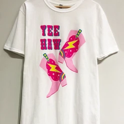 Sweet Claire Inc Tops Yee Haw Boots Graphic Tee