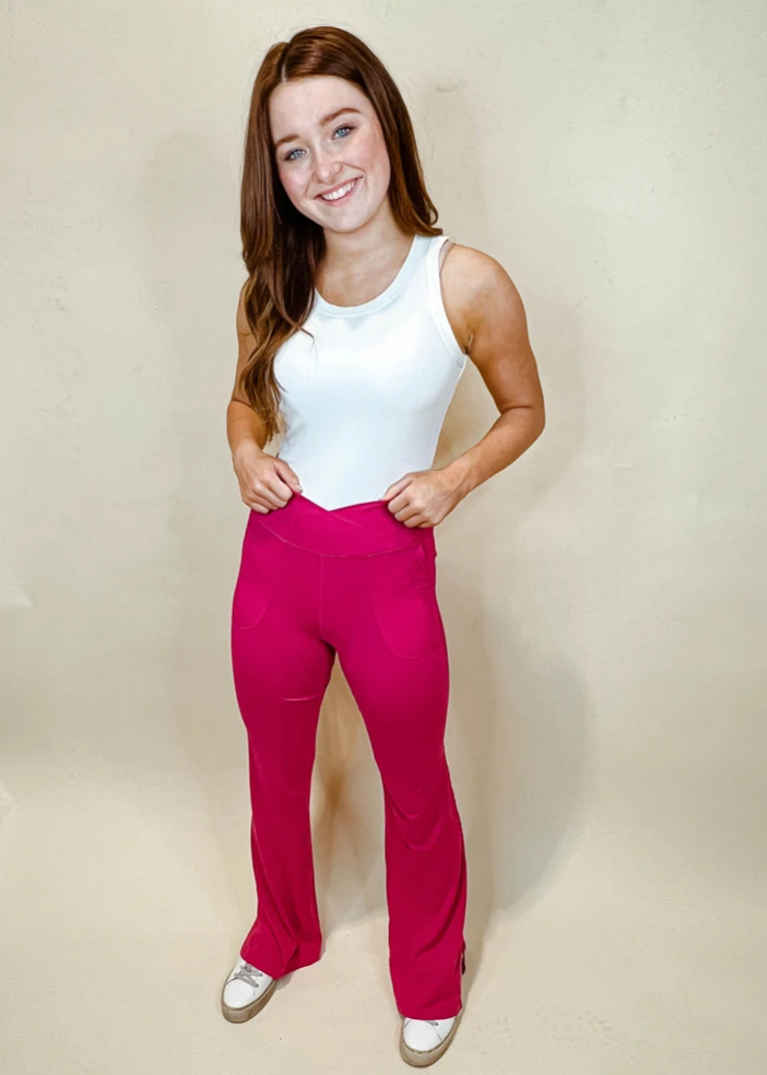 Rae Mode Tori Flare Yoga Pants - High-Waisted Stretchy Athleisure Bottoms for Women 3 Rae Mode Tori Flare Yoga Pants