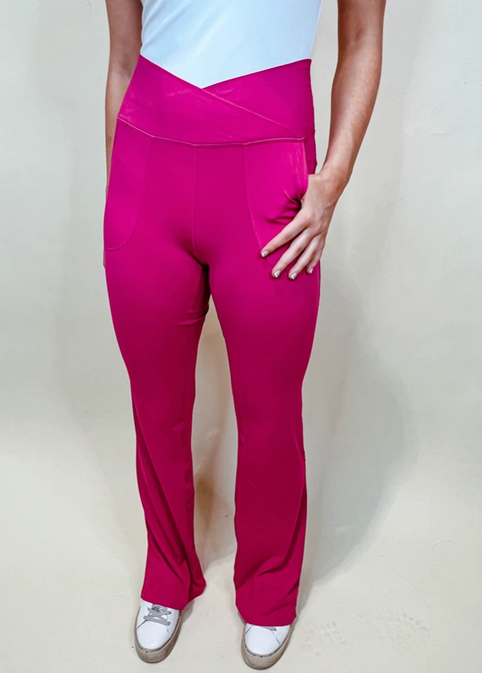 Rae Mode Tori Flare Yoga Pants - High-Waisted Stretchy Athleisure Bottoms for Women 4 Rae Mode Tori Flare Yoga Pants