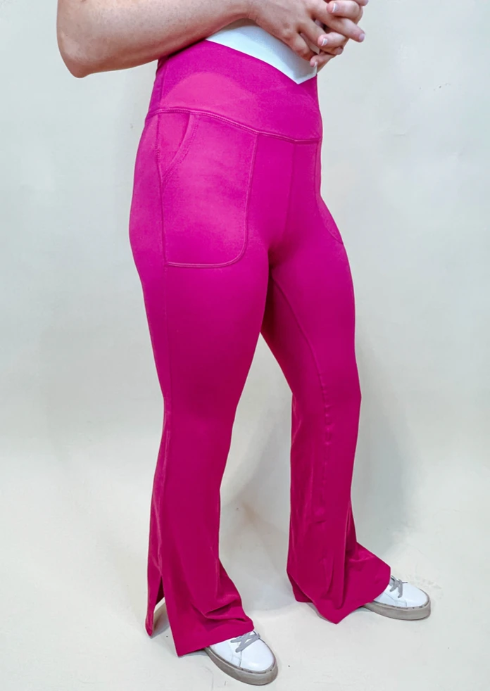 Rae Mode Tori Flare Yoga Pants - High-Waisted Stretchy Athleisure Bottoms for Women 5 Rae Mode Tori Flare Yoga Pants