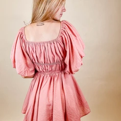 &Merci Colby Bubble Sleeve Dress Dresses