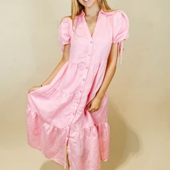 2.7 August Apparel Dresses Tanner Ruffle Dress