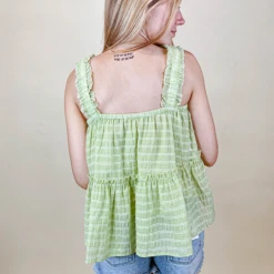&Merci Eliza Ruffle Tank Top