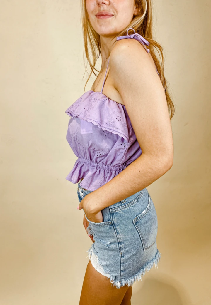 Love Tree Maisie Eyelet Tank Top - Game Day Collection | Stylish & Comfortable Women's Top 5 Love Tree Maisie Eyelet Tank Top Game Day Collection