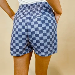 Entro Allison Checkered Shorts