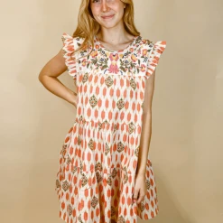 THML Carrington Tiered Ruffle Dress