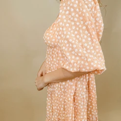 Cotton Candy LA Lydia Floral Flowy Dress