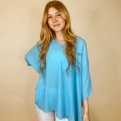 Adrienne Solid Cocoon Blouse