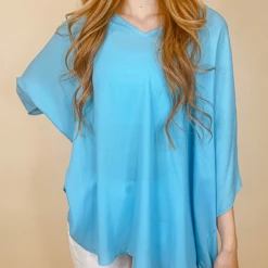 Adrienne Solid Cocoon Blouse
