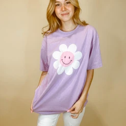 Fantastic Fawn Smile Daisy Oversized Tee Shirt - Soft Cotton Casual Top for Women 9 Fantastic Fawn Smile Daisy Oversized Tee Shirt