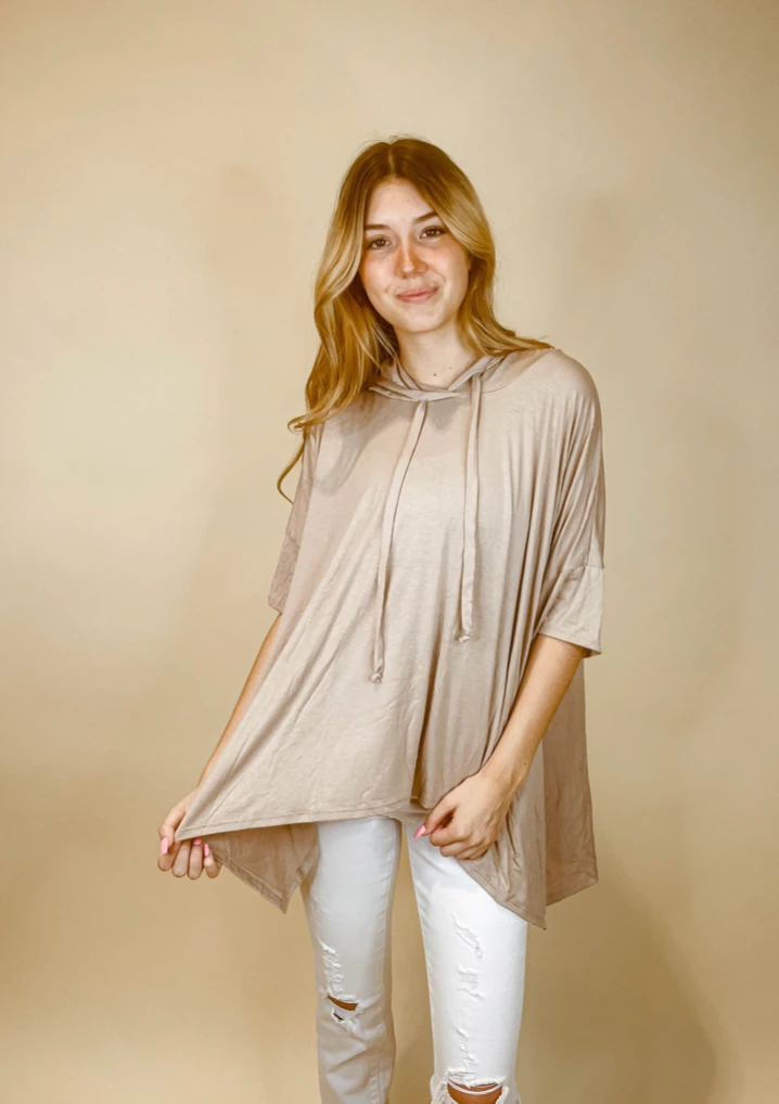 White Birch Tops Erin Oversized Hoodie Top - Plus Size Comfortable & Stylish Women's Clothing 4 White Birch Tops Erin Oversized Hoodie Top