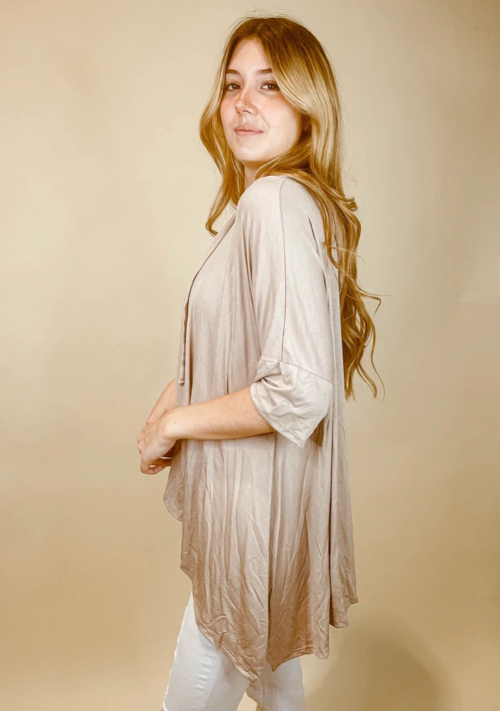 White Birch Tops Erin Oversized Hoodie Top - Plus Size Comfortable & Stylish Women's Clothing 5 White Birch Tops Erin Oversized Hoodie Top