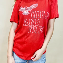 Charlie Southern Tops Wild And Free T Shirt