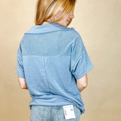 White Birch Tops Addison Oversized Top