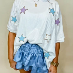 Fantastic Fawn Tops Wish On A Star Knit Top