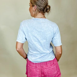 Lotus Fashion Wild West Rodeo Vintage Wash Tee Tops