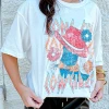Zutter Long Live Cowgirls Graphic Tee Tops