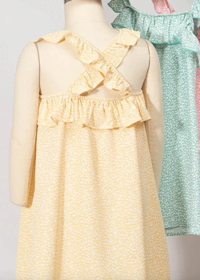 12PM By Mon Ami Swank Tween Animal Print Cross Back Dress | Trendy Tween Fashion 4 12PM By Mon Ami Swank Tween Tween Animal Print Cross Back Dress