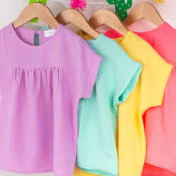 12PM By Mon Ami Swank Tween Tween Woven Knit Top