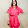 Entro Madeline Ruffle Dress