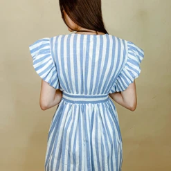 Entro Shelly Striped Dress Dresses