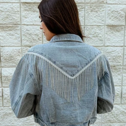 Blue B Rodeo Rhinestone Denim Jacket - Game Day Collection | Stylish Outerwear 11 Blue B Rodeo Rhinestone Denim Jacket Game Day Collection