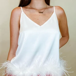 Entro Nova Feather Trim Top