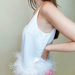 Entro Nova Feather Trim Top