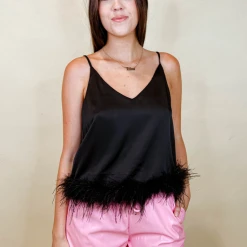 Entro Nova Feather Trim Top