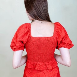 Entro Game Day Collection Amanda Floral Crop Top